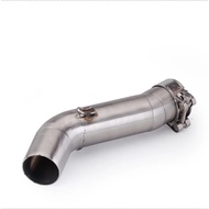For BMW C650GT C600 C650 Sport Motorcycle Slip-on Exhaust Pipe Escape Connection Muffler Link Pipe 5