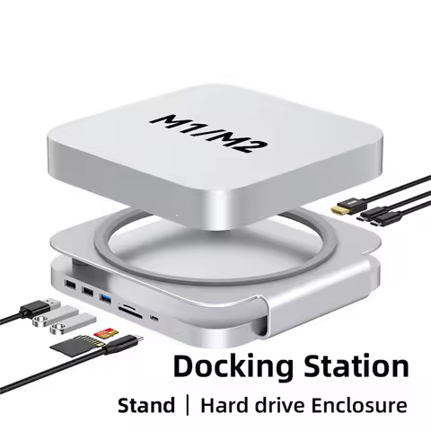 Type-C USB C Hub Hard Drive Enclosure Docking Station NVME M. 2 SSD Case 4K Support For Mac Mini/For