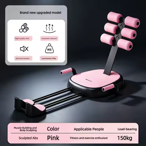 Multifunctional Sit‑Up Assistant Abdominal Crunch Pull‑Up Device Home Fitness Equipment for Belly Wo