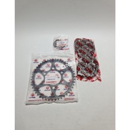 FRONT SPROCKET REAR SPROCKET CHAIN HONDA CB150R CB150 EXMOTION