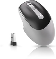 MageGee Wireless Mouse,V80 800-1600 Adjustable Sensitivity,with AAA Battery with USB Receiver for PC