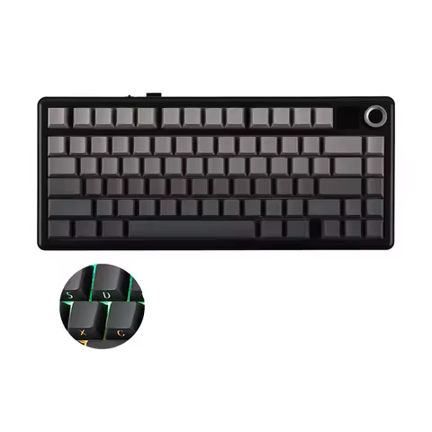 EPOMAKER X AULA F75 MAX Compact 75% ANSI Layout Wired/Bluetooth/2.4GHz Wireless Mechanical Keyboard 
