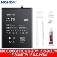 NOHON Battery For Huawei P30 P20 P10 P9 Lite P8 Replacement Bateria HB436380ECW HB396285ECW HB386280