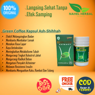 Isi 1 Pcs Obat Diet Herbal Cepat Kurus Ampuh BPOM Kapsul Green Coffee Extract Ash-Shihhah Teh Origin
