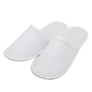 Towelling Open Closed Toe Hotel Slipper Spa Shoes Disposable