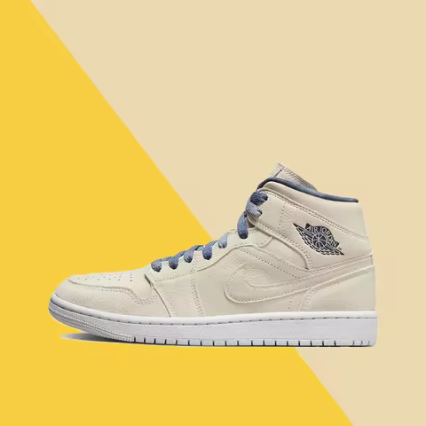 Nike Air Jordan 1 Mid Basketball Shoes Comfort Cushioning Durable Unisex Sneakers for Casual Sports 