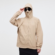 Ohsunny แจ็กเก็ตเสื้อฮู้ดตัวใหญ่กันแดดรอบด้านมาพร้อมกับ UV400ที่ถอดออกได้แว่นกันแดดป้องกันรังสียูวี