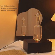 Professional Nebulizing Diffuser Glass & Wood Base Scent Diffuser 2600mAh Battery Waterless Essentia