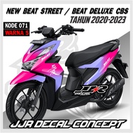 STIKER DECAL NEW BEAT STREET 2020-2023 NEW BEAT STREET/ NEW BEAT DELUXE CBS KODE 060