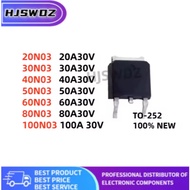 5PCS 20N03 30N03 40N03 50N03 60N03 80N03 100N03 TO-252 MOSFET Field effect tube NEW MOS field effect