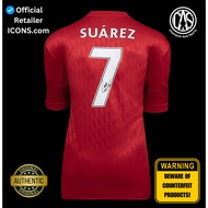 Luis Suarez Back Signed Liverpool FC 2010-12 Home Shirt