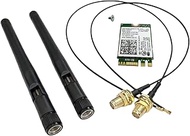 IPX4 to SMA WiFi Connector Cable w/Antenna 9RJ7V TV88M WiFi Wireless Network Card 7260NGW Replacemen