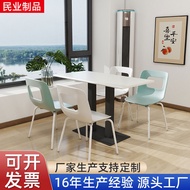 School Cafeteria Dining Table Chair Fast Food Shop Rectangular School Dining Table Company Professio