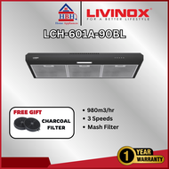 Livinox Slim Hood | LCH-627-90B | LCH-920-90BL | LCH-601A-90BL | LCH-90L03 | 850m³/h | 1200 m³/h