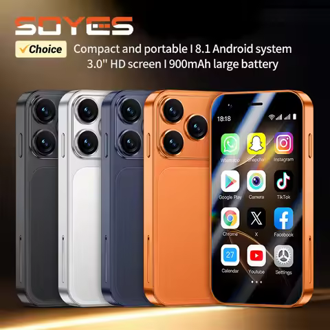 SOYES A17 Mini Android8.1 Smart Phone 3.0 Inches 2GB RAM 16GB ROM Dual SIM Standby Play Store 3G Lit
