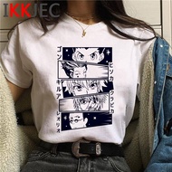 Hunter X Hunter เสื้อยืดลายอนิเมะเสื้อใส่สบายสำหรับผู้ชาย