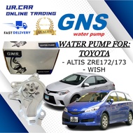 GNS WATER PUMP TOYOTA ALTIS ZRE172 / ZRE173 , WISH 100% HIGH QUALITY READY STOCK IN MALAYSIA