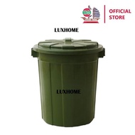 Ember Hijau Abu + Tutup Plastik Awet Kuat Tebal Premium Yutaka Kapasitas 60L 60 Liter Water Bucket E