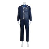 Wicked Prince Fiyero Blue Suit Cosplay Costume Outfits Halloween Carnival Suit For Men