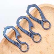 Blue Titanium Key Chain Men EDC for Car Keychain Buckle Luxury Quick Release EDC Key Clip Rings Hold