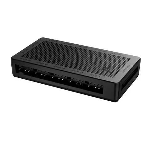 Deepcool SC700 A-RGB Fan Hub, 12-Port 5V 3Pin ARGB Fan HUB, Magnetic Backplane Design, Suitable For 