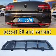 For Vw's Passat B8 variant Spoiler body kit GTE 2015 2016-2019 Rear Bumper Lip Trunk Spoilers Car ac