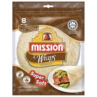 มิชชั่น แผ่นแป้งโฮลเกรน 360 กรัม  Wrap Wholegrain 360g Mission brand