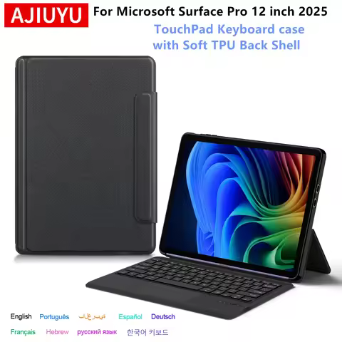 Keyboard Case For Microsoft Surface Pro 12 2025 12 inch Smart Cover Folio for Surface Pro 12 Pro12 1
