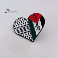 Rui Calligraphy Art Palestine pin Gaza Flag Palestine Flag pin