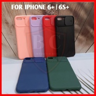 softcase iphone 6 6g 6s - case slide camera iphone 6 plus 6s plus - iphone 6+ 6s+ hijau-random
