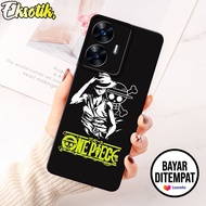 Case Realme C55 Casing Realme C55 Eksotik Silikon Anime Luffy Cassing Aksesoris Handphone Kesing Cov