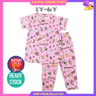 (1-6Y) Baju Tidur Budak / Kanak-Kanak 1-6 Tahun / Kids Pyjamas 1-6 years Boys Girls Baju Tidur Murah Borong Soft Cotton
