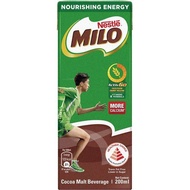 Milo Chocolate Malt Uht Packet Drink 6 x 200ml