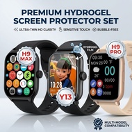 For H9 Pro MAX Y13 Smart Watch Screen Protector Soft Hydrogel Screen Protector & 20MM Watch Straps