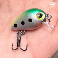 Fly lure for streams and tilapia UL 3CM - 1.6G, random color delivery, please message the shop to ch