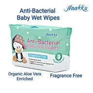Anakku wet wipes tisu basah anti bakteria free fragrance