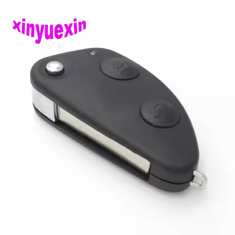 Xinyuexin For Alfa Romeo Flip Remote Car Key Shell FOB Case For Alfa Romeo 147 156 166 GT Key Replac