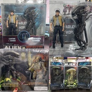 Neca Alien VS Action FIGURE Predator เอเลี่ยน VS Predator กริด Alien xenomorph ของเล่นโมเดลโปร่งแสง2