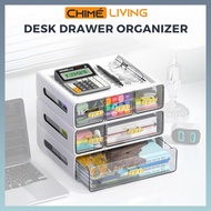 Desktop Drawer Stackable Organizer Stationery Drawer | Drawer-style Organiser Storage Box | Multi-purpose Home Storage