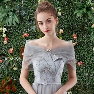 Bolero Cardigan Set Lace Wedding Party Dress Silver Bridal BPM023