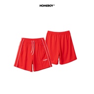 HOMEBOY กางเกงStreetwear HB.RED.SHORTS.PANTS โพลี่เอสเตอร์100% ใส่สบาย