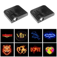 Car Door Welcome Light Logo No Drill Type LED Laser Ghost Shadow Projector Lamp for Ford BMW Volkswagen