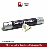 XP2 Silver Feather Badminton Shuttlecock 12's