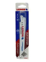美國 LENOX 狼牌 624R 金屬軍刀鋸片 6"  適用 金屬 塑膠 木材 齒數24T