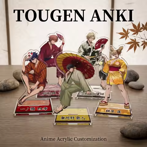 Anime Tougen Anki Acrylic Stand Keychain Ichinose Shiki Mutano Mujin Desktop Decor