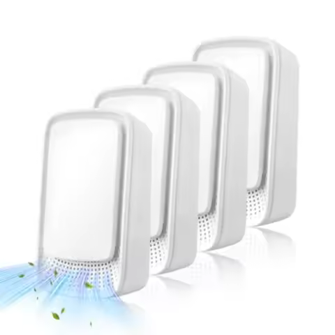 Plug-In Ionic Air Purifier 4 Pack,Home Air Ionizer, Silent Filterless Air Purifier, Silent Filterles