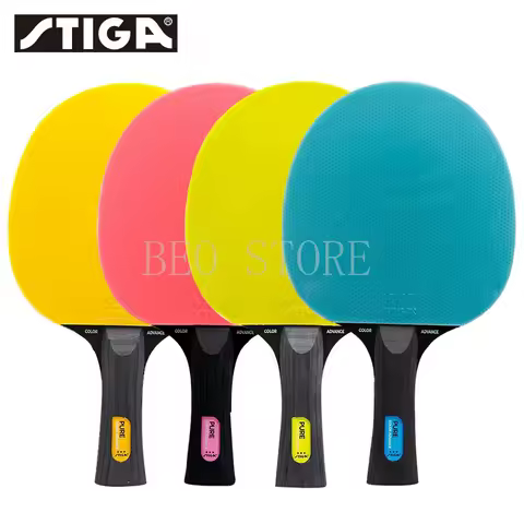 STIGA Pure Colorful Racket Pimples In Rubber Professional Original Stiga Table Tennis Rackets Ping P