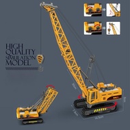 Construction Car Model Backhoe Crane Loader Toy 1:55