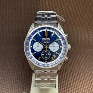 Seiko Chronograph SSB427P1 Quartz Stainless Steel Blue Dial Analog Men's Watch