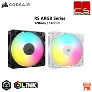 Corsair RS ARGB Series PWM PC Fan - Black/White (120mm/140mm)